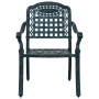 Sillas de Jardín 2 pcs Verde de Aluminio Fundido de , Sillas de jardín - Ref: Foro24-42002373, Precio: 213,72 €, Descuento: %