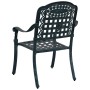 Sillas de Jardín 2 pcs Verde de Aluminio Fundido de , Sillas de jardín - Ref: Foro24-42002373, Precio: 213,72 €, Descuento: %