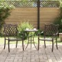 Sillas de jardín 2 pcs de bronce de aluminio fundido de , Sillas de jardín - Ref: Foro24-42002374, Precio: 229,28 €, Descuent...