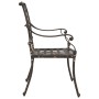 Sillas de jardín 2 pcs de bronce de aluminio fundido de , Sillas de jardín - Ref: Foro24-42002374, Precio: 229,28 €, Descuent...