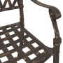 Sillas de jardín 2 pcs de bronce de aluminio fundido de , Sillas de jardín - Ref: Foro24-42002374, Precio: 229,28 €, Descuent...