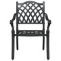 Sillas de jardín 2 piezas Negro de aluminio fundido de , Sillas de jardín - Ref: Foro24-42002375, Precio: 229,28 €, Descuento: %