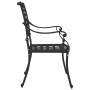 Sillas de jardín 2 piezas Negro de aluminio fundido de , Sillas de jardín - Ref: Foro24-42002375, Precio: 229,28 €, Descuento: %