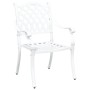 Sillas de Jardín 2 pcs de Aluminio Fundido Blanco de , Sillas de jardín - Ref: Foro24-42002376, Precio: 229,28 €, Descuento: %