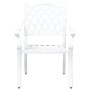 Sillas de Jardín 2 pcs de Aluminio Fundido Blanco de , Sillas de jardín - Ref: Foro24-42002376, Precio: 229,28 €, Descuento: %