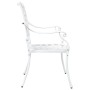 Sillas de Jardín 2 pcs de Aluminio Fundido Blanco de , Sillas de jardín - Ref: Foro24-42002376, Precio: 229,28 €, Descuento: %