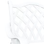 Sillas de Jardín 2 pcs de Aluminio Fundido Blanco de , Sillas de jardín - Ref: Foro24-42002376, Precio: 229,28 €, Descuento: %