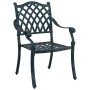 Sillas de jardín 2 piezas Verde de aluminio de , Sillas de jardín - Ref: Foro24-42002377, Precio: 213,72 €, Descuento: %