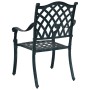 Sillas de jardín 2 piezas Verde de aluminio de , Sillas de jardín - Ref: Foro24-42002377, Precio: 213,72 €, Descuento: %