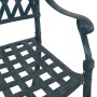 Sillas de jardín 2 piezas Verde de aluminio de , Sillas de jardín - Ref: Foro24-42002377, Precio: 213,72 €, Descuento: %