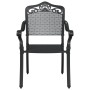 Sillas de Jardín 2 pcs Negras de Aluminio de , Sillas de jardín - Ref: Foro24-42002379, Precio: 237,93 €, Descuento: %