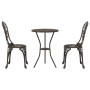 Set de Bistro de Jardín de 3 Piezas en Aluminio Fundido Bronce de , Conjuntos de jardín - Ref: Foro24-42002382, Precio: 168,7...
