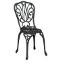 Set de Bistro de Jardín de 3 Piezas en Aluminio Fundido Negro de , Conjuntos de jardín - Ref: Foro24-42002383, Precio: 208,35...