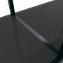 Mesa de consola vidrio templado negro 140x35x75,5 cm de vidaXL, Mesas auxiliares - Ref: Foro24-331695, Precio: 98,64 €, Descu...