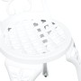 Conjunto de Bistro de Jardín de 3 Piezas de Aluminio Fundido Blanco de , Conjuntos de jardín - Ref: Foro24-42002384, Precio: ...