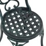Set de Bistro de Jardín de 3 Piezas Verde de Aluminio Fundido de , Conjuntos de jardín - Ref: Foro24-42002385, Precio: 207,50...