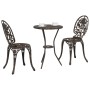 Set de Bistro de Jardín de 3 Piezas  Bronce de Aluminio Fundido | Foro24.es | Tu tienda online para hogar, jardín y más Foro24.es