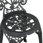 Conjunto de Bistro de Jardín de 3 Piezas Negro de Aluminio Fundido de , Conjuntos de jardín - Ref: Foro24-42002387, Precio: 1...