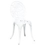 Conjunto de Bistro de Jardín de 3 Piezas Blanco de Aluminio Fundido de , Conjuntos de jardín - Ref: Foro24-42002388, Precio: ...