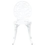 Conjunto de Bistro de Jardín de 3 Piezas Blanco de Aluminio Fundido de , Conjuntos de jardín - Ref: Foro24-42002388, Precio: ...