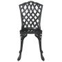 Set de Bistro de Jardín de 3 Piezas en Negro de Aluminio Fundido de , Conjuntos de jardín - Ref: Foro24-42002391, Precio: 168...