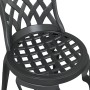 Set de Bistro de Jardín de 3 Piezas en Negro de Aluminio Fundido de , Conjuntos de jardín - Ref: Foro24-42002391, Precio: 168...