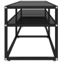 Mueble para TV vidrio templado negro 160x40x40,5 cm de vidaXL, Muebles TV - Ref: Foro24-331719, Precio: 120,62 €, Descuento: %