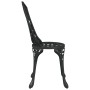 Sillas de jardín 2 pcs Negro de aluminio fundido de , Sillas de jardín - Ref: Foro24-42002395, Precio: 141,61 €, Descuento: %