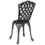 Sillas de jardín 2 pcs Negro de aluminio fundido de , Sillas de jardín - Ref: Foro24-42002395, Precio: 141,61 €, Descuento: %