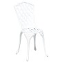 Sillas de jardín 2 pcs de aluminio fundido blanco de , Sillas de jardín - Ref: Foro24-42002396, Precio: 122,40 €, Descuento: %