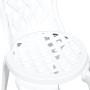 Sillas de jardín 2 pcs de aluminio fundido blanco de , Sillas de jardín - Ref: Foro24-42002396, Precio: 122,40 €, Descuento: %