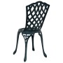 Sillas de jardín 2 pcs Verde de aluminio fundido de , Sillas de jardín - Ref: Foro24-42002397, Precio: 122,40 €, Descuento: %