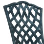 Sillas de jardín 2 pcs Verde de aluminio fundido de , Sillas de jardín - Ref: Foro24-42002397, Precio: 122,40 €, Descuento: %