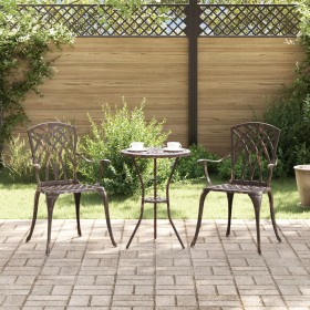 Comprar Sillas de jardín de 2 pcs en bronce de