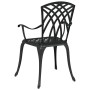 Sillas de jardín 2 piezas Color Negro de Aluminio Fundido de , Sillas de jardín - Ref: Foro24-42002399, Precio: 179,10 €, Des...
