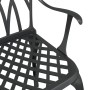 Sillas de jardín 2 piezas Color Negro de Aluminio Fundido de , Sillas de jardín - Ref: Foro24-42002399, Precio: 179,10 €, Des...