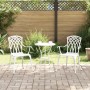 Sillas de Jardín 2 pcs en Aluminio Fundido Blanco de , Sillas de jardín - Ref: Foro24-42002400, Precio: 178,44 €, Descuento: %