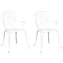 Sillas de Jardín 2 pcs en Aluminio Fundido Blanco de , Sillas de jardín - Ref: Foro24-42002400, Precio: 178,44 €, Descuento: %