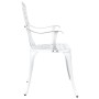 Sillas de Jardín 2 pcs en Aluminio Fundido Blanco de , Sillas de jardín - Ref: Foro24-42002400, Precio: 178,44 €, Descuento: %