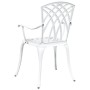 Sillas de Jardín 2 pcs en Aluminio Fundido Blanco de , Sillas de jardín - Ref: Foro24-42002400, Precio: 178,44 €, Descuento: %