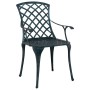 Sillas de Jardín apilables 4 piezas Verde de Aluminio Fundido de , Sillas de jardín - Ref: Foro24-42002707, Precio: 414,51 €,...