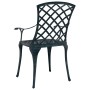 Sillas de Jardín apilables 4 piezas Verde de Aluminio Fundido de , Sillas de jardín - Ref: Foro24-42002707, Precio: 414,51 €,...
