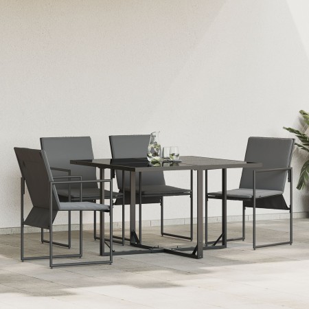 Sillas de Jardín con Cojines 4 pcs Negras Textileno de , Sillas de jardín - Ref: Foro24-42003025, Precio: 143,46 €, Descuento: %
