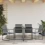 Sillas de Jardín con Cojines 4 pcs Negras Textileno de , Sillas de jardín - Ref: Foro24-42003025, Precio: 143,46 €, Descuento: %