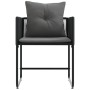 sillas de jardín con cojines 4 pcs Rattan Poliéster Negro de , Sillas de jardín - Ref: Foro24-42003027, Precio: 224,14 €, Des...