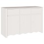 Aparador ""DRAMMEN"" Blanco 114x43x75,5 cm Madera Sólida de Pino | Foro24.es | Tu tienda online para hogar, jardín y más Foro24.es