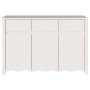 Aparador ""DRAMMEN"" Blanco 114x43x75,5 cm Madera Sólida de Pino | Foro24.es | Tu tienda online para hogar, jardín y más Foro24.es