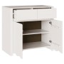 Aparador ""DRAMMEN"" Blanco 79x43x75,5 cm Madera Sólida de Pino | Foro24.es | Tu tienda online para hogar, jardín y más Foro24.es