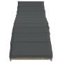 Tumbonas con cojines 2 unidades ratán sintético gris claro en Tumbonas | Comprar online en Foru.es