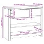 mesa consola ""DRAMMEN"" 89,5x37x73 cm de madera maciza de pino de , Mesas consola - Ref: Foro24-42003046, Precio: 122,72 €, ...